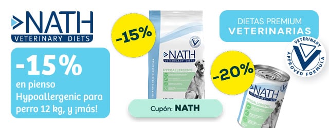 Nath Veterinary Diets: 15% descuento en pienso hipoalergénico para perro