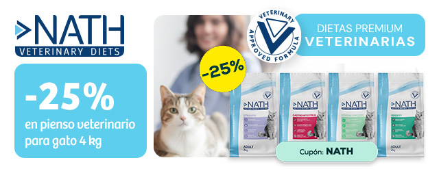 Nath diets: 25% en selección de pienso para gato