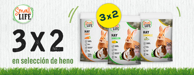 Small Life: 3x2 en selección de heno para roedores