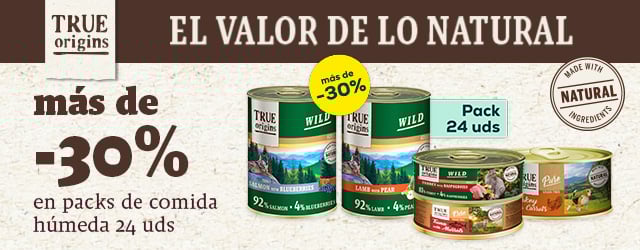 True Origins: más de -30% en packs de comida húmeda