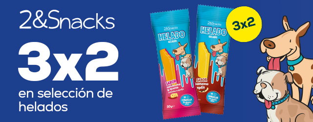 2&Snacks: 3 x 2 en selección de snacks