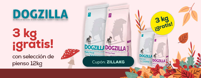 Dogzilla: compra pienso para perro 12 kg y consigue 3 kg gratis