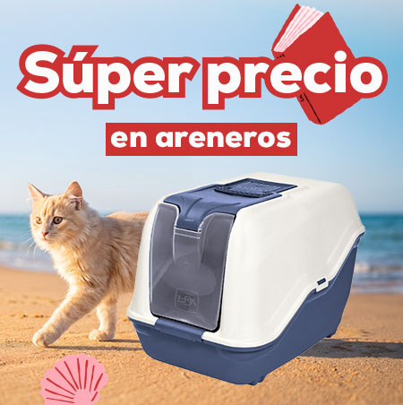 Súper precio en selección de arenero para gato