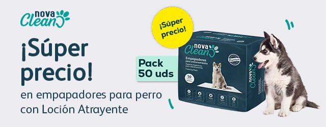 Nova Clean: Súper precios en selección de empapadores para perro
