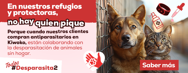 Cuando nuestros clientes compran antiparasitarios en Kiwoko, están colaborando con la desparasitación de animales sin hogar