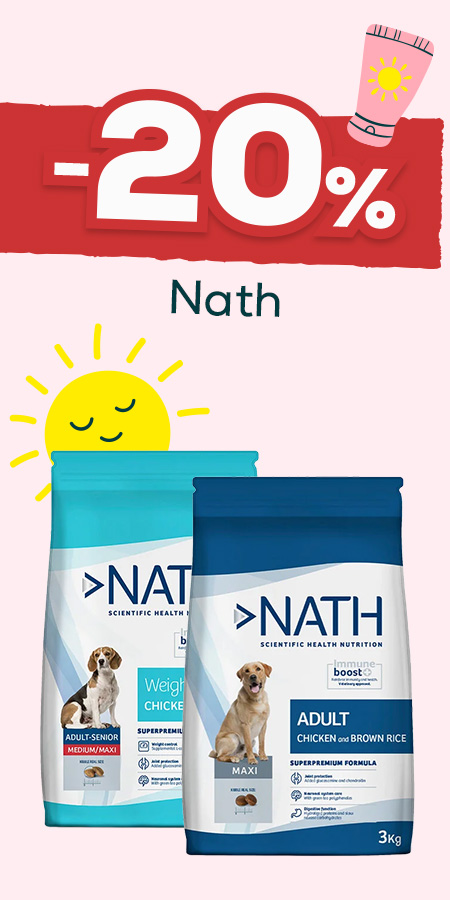 Nath: -20% en pienso para perro 12 kg