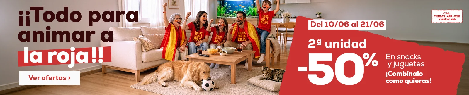 -50% en la 2&ordf; unidad en selecci&oacute;n de snacks y accesorios &iexcl;Comb&iacute;nalos como quieras!