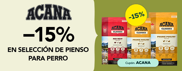 Acana: -15% en selección de pienso para perro