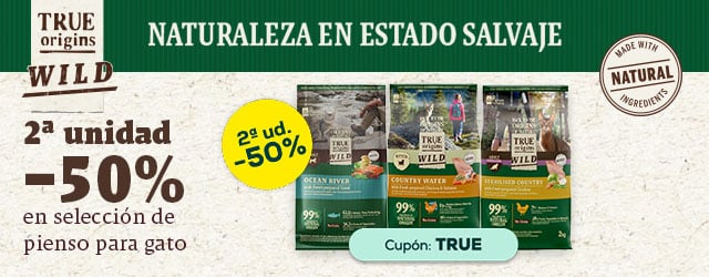True Origins Wild: -50% en la 2ª unidad en selección de pienso para gato