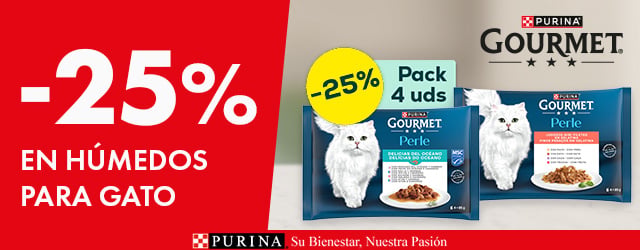 Gourmet: -25% en selección de comida húmeda para gato