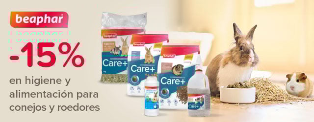 Beaphar: -15% en higiene y alimentación para conejos y roedores