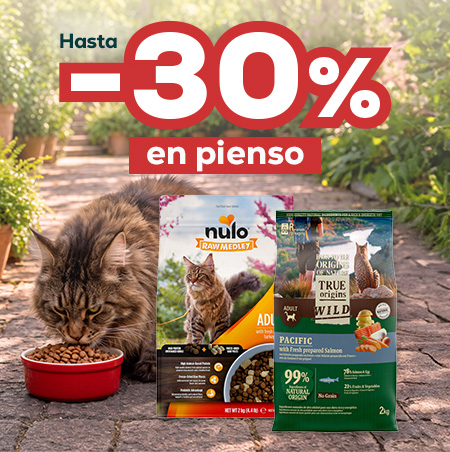Hasta -30% en selección de pienso para gato