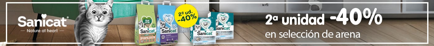 Sanicat: -40% en la 2ª unidad en selección de arenas