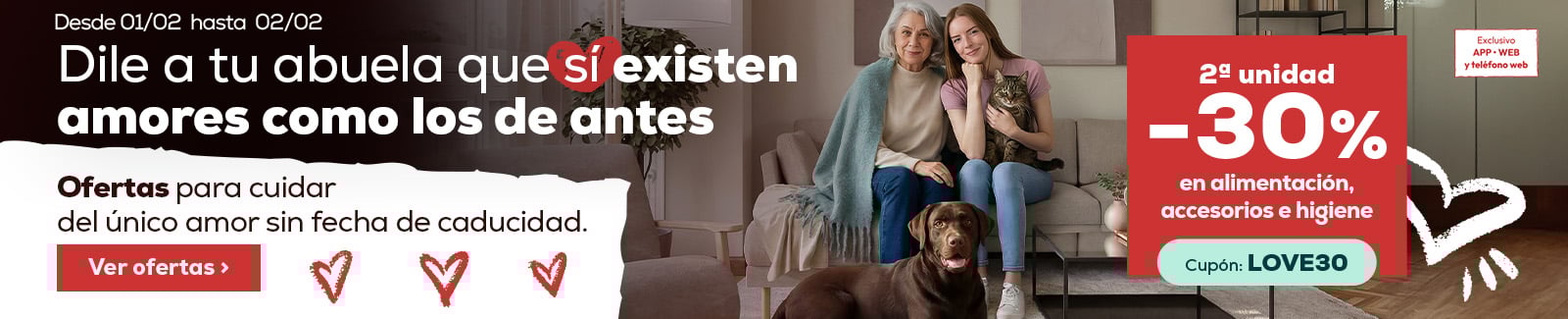 30% descuento en la segunda unidad