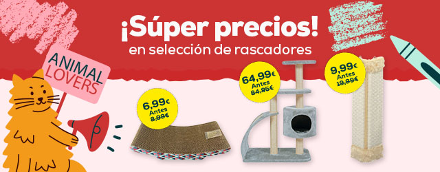 Súper precios en selección de rascadores