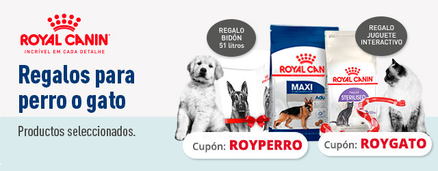 ¡Bidón o play circuit de regalo con Royal Canin!