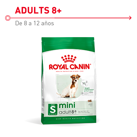 Pienso para  perros de razas pequeñas (entre 1 kg y 10 kg) a partir de los 8 años Royal Canin Mini Adult 8