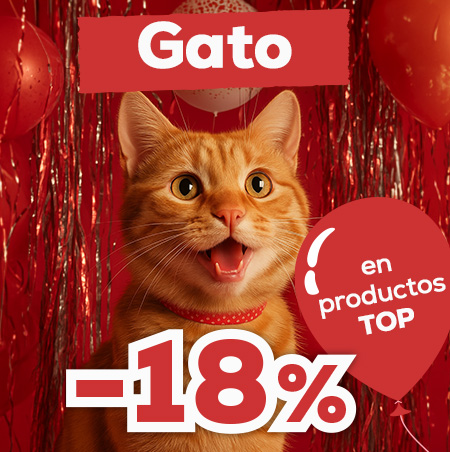 -18% para gato