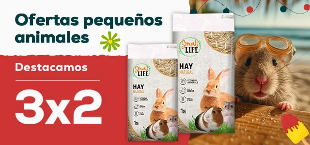 Small Life:  3 x 2 en selección de heno para roedores 2kg