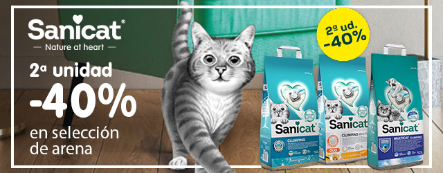 Sanicat: -40% en la 2ª unidad en selección de arena