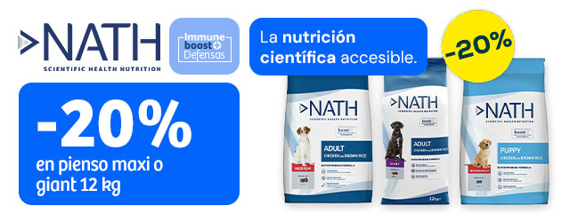 Nath: -20% en selección de pienso para perro Nath 12 kg