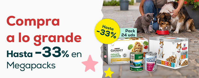 Megapacks: Hasta -33% en selección de packs de comida húmeda