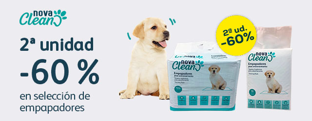 Nova Clean: -60% en la 2ª unidad en selección de empapadores
