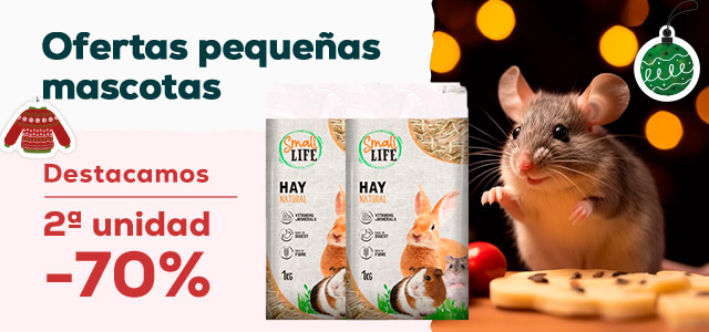 V 2ª unidad -70% en heno natural Small Life 1 Kg