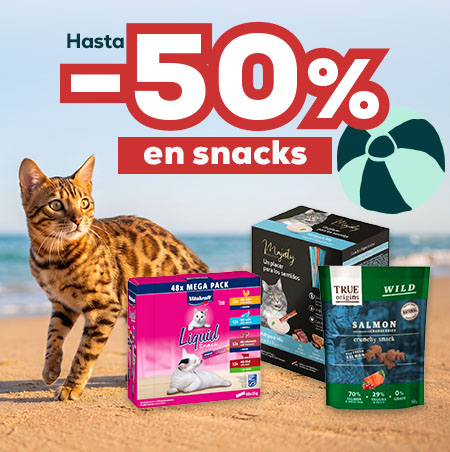 Snacks para viajar: Hasta -50% en selección de snacks para gato