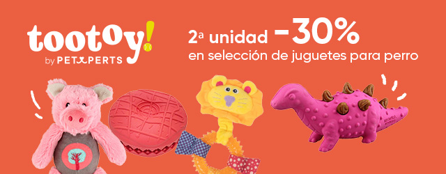 2ª unidad -30% en selección de juguetes para perro