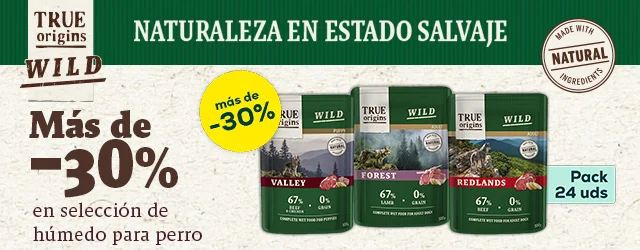 True Origins Wild: Hasta -33% en selección de packs de húmedo para perro