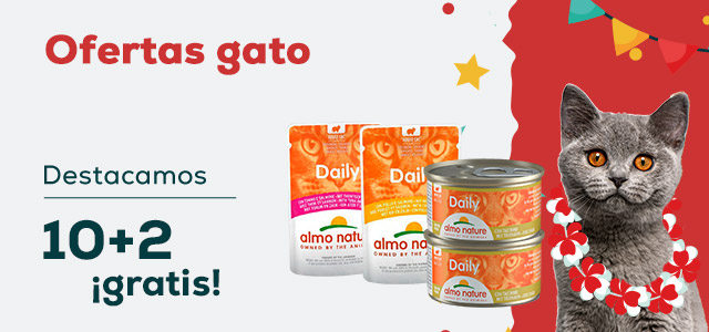Almo Nature: 10 + 2 gratis en packs de 12 unidades de comida húmeda para gato