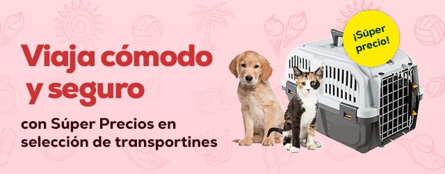 Viaja cómodo y seguro: Súper precios en selección de transportines