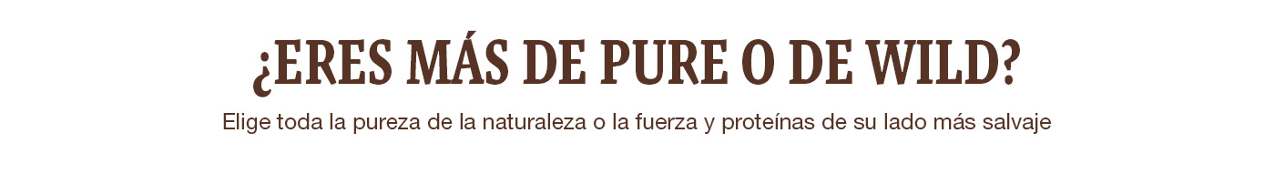 Conoce nuestras gamas para perro ¿Eres de más True Origins Pure o Wild?