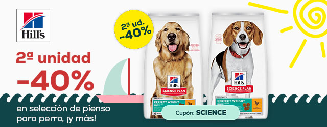 Hill's: -40% en la 2ª unidad en selección de pienso para perro