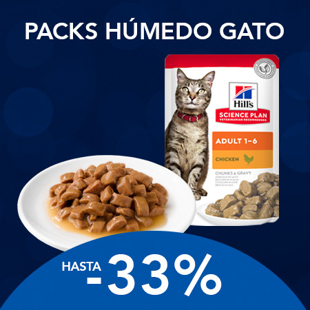 Hill's: Hasta -33% en packs de húmedo para gato