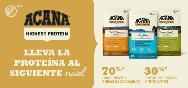 Acana Highest Protein. Alimentación alta en proteina para perros