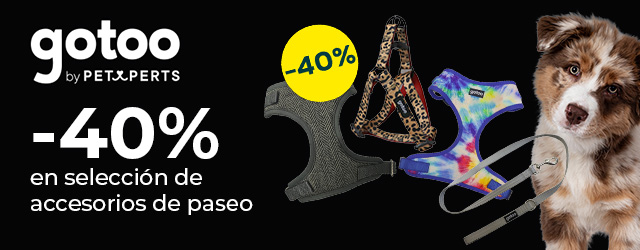 Gotoo: -40% en selección de accesorios de paseo para perro