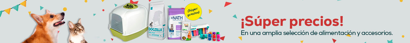 Súper Precios: en selección de alimentación y accesorios para perro y gato