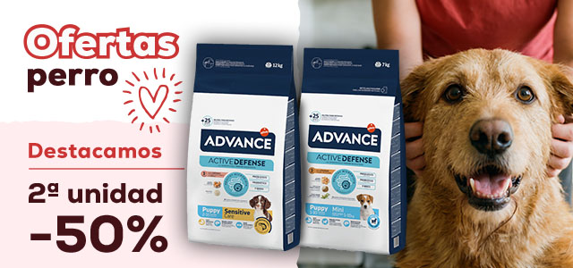 Advance: -50% en la 2ª unidad en selección de pienso para perro