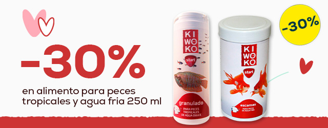 Kiwoko Start: -30% en selección de alimento para peces