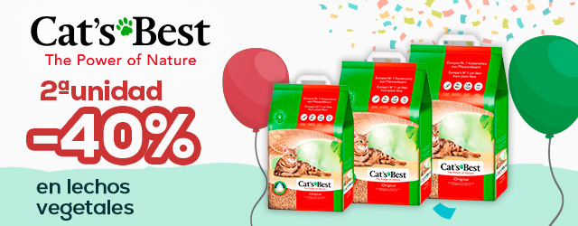 JRS: -40% en la 2ª unidad en selección de arena para gato