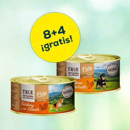 True Origins Pure 8+4 en comida húmeda