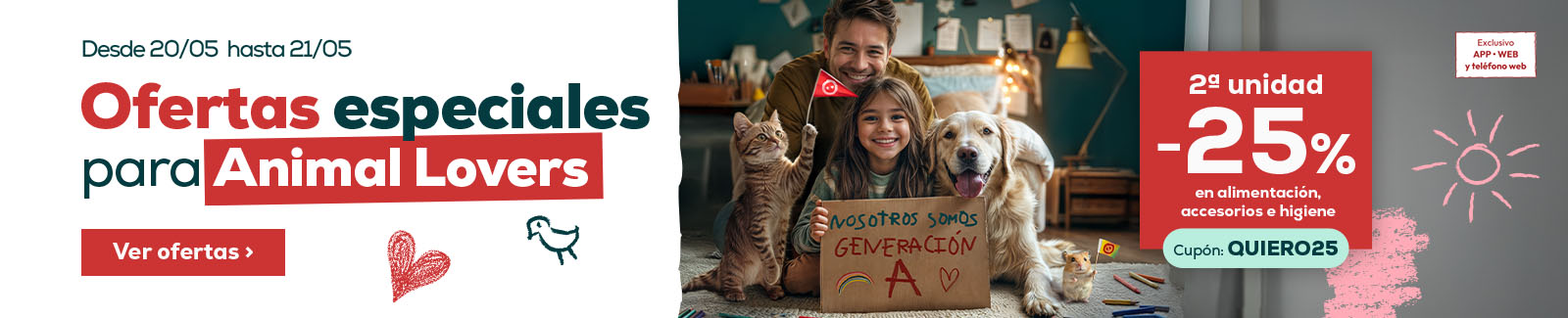 25% descuento en la segunda unidad