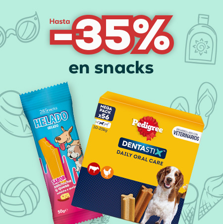 Hasta -33% en snacks para perro