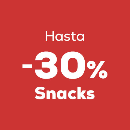 Hasta -30% en snacks para perro y gato