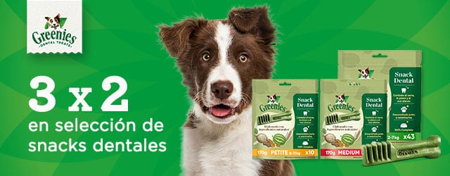 Greenies: 3 x 2 en seleeción de snacks para perro