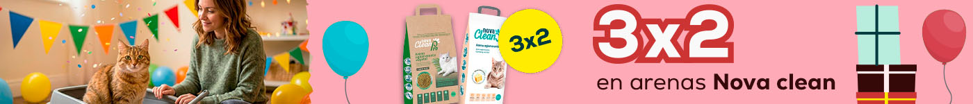Nova Clean: 3 x 2 en selección de arena aglomerante  Marsella y Pro Vegetal 10l