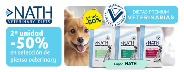 Nath: -50% en la 2ª unidad en selección de pienso para perro 2,5kg Nath: -50% en la 2ª unidad en selección de pienso para perro 2,5kg