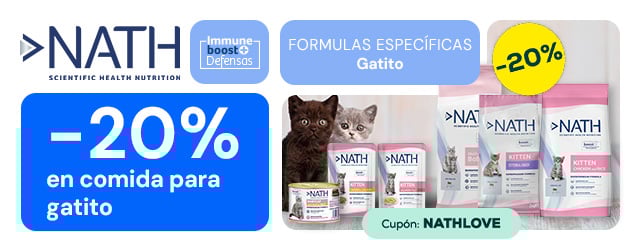 Nath: -20% en comida para gatito